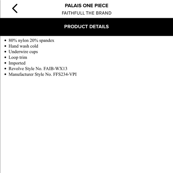 Faithfull the brand Palais Printed One - Piece - Picture 7 of 8